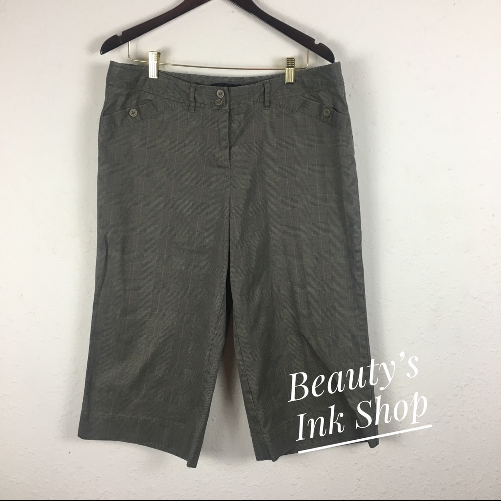 Lane Bryant Plaid Capris